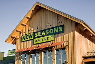 exterior of new seasons market grocery store